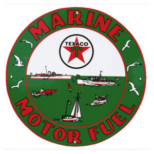 TEXACO MARINE 12 INCHES & 30 INCHES SIGNS