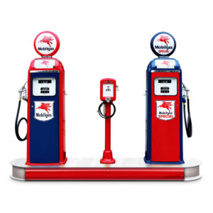 COMPLETE 8 FOOT NATIONAL 360 COMPUTER FACE <br />1950 TIREFLATOR AIR METER ISLAND