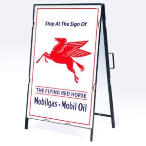 MOBILE GAS DRIVE WAY SIGN