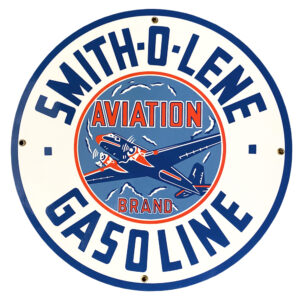 SMITH-O-LENE GASOLINE 12 INCHES & 30 INCHES SIGNS