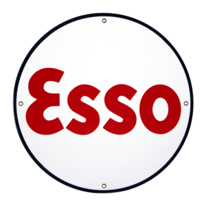ESSO RED 12 INCHES & 30 INCHES SIGNS