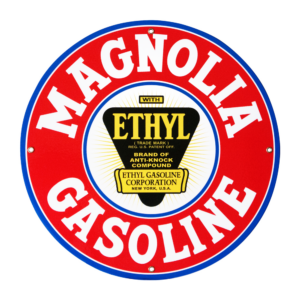 MAGNOLIA ETHYL GASOLINE 12 INCHES & 30 INCHES SIGNS