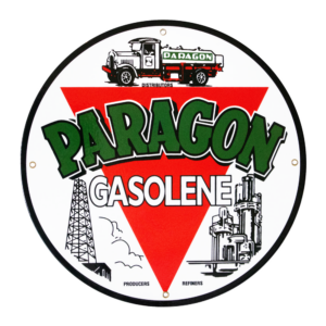 PARAGON GASOLENE 12 INCHES & 30 INCHES SIGNS