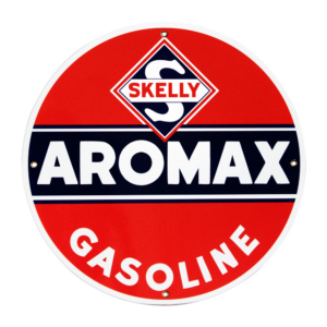 SKELLY AROMAX GASOLINE 12 INCHES & 30 INCHES SIGNS