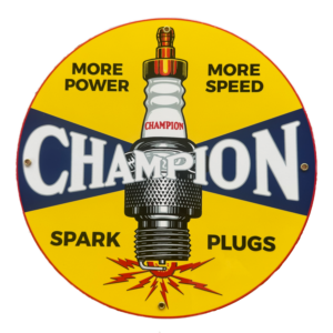 Champion Spark Plug Service 12 INCHES & 30 INCHES Signs