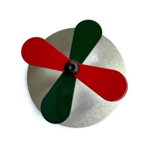 Tokheim 39 Spinner Red Green Round Back